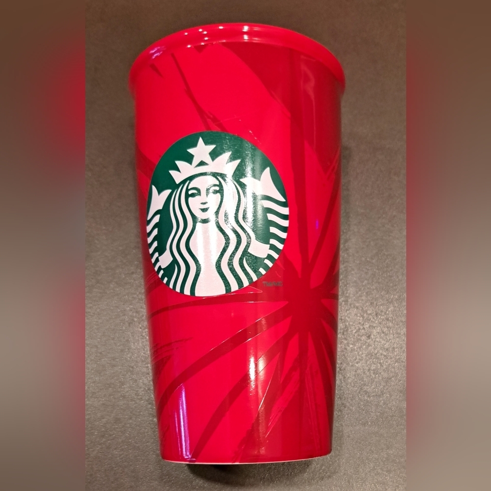 Starbucks Festive Red and Green Cup - Picture 2 of 4